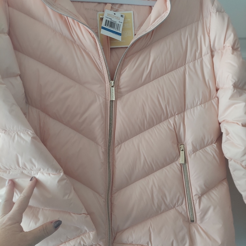 MK bubble jacket new never worn